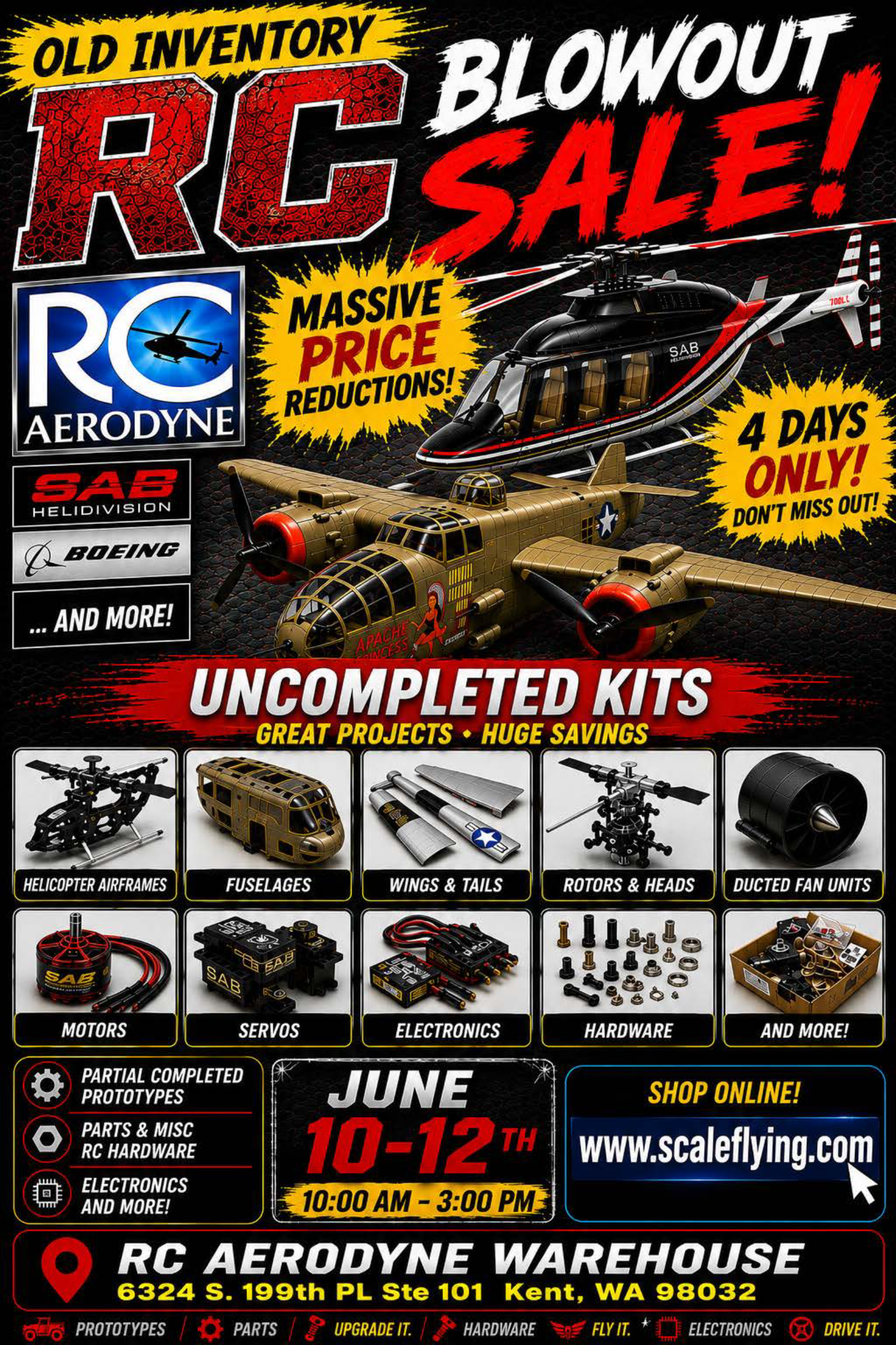 RC AERODYNE WAREHOUSE Blowout Sale